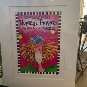 A set of two. Susie Toronto matted prints. Made in the USA.